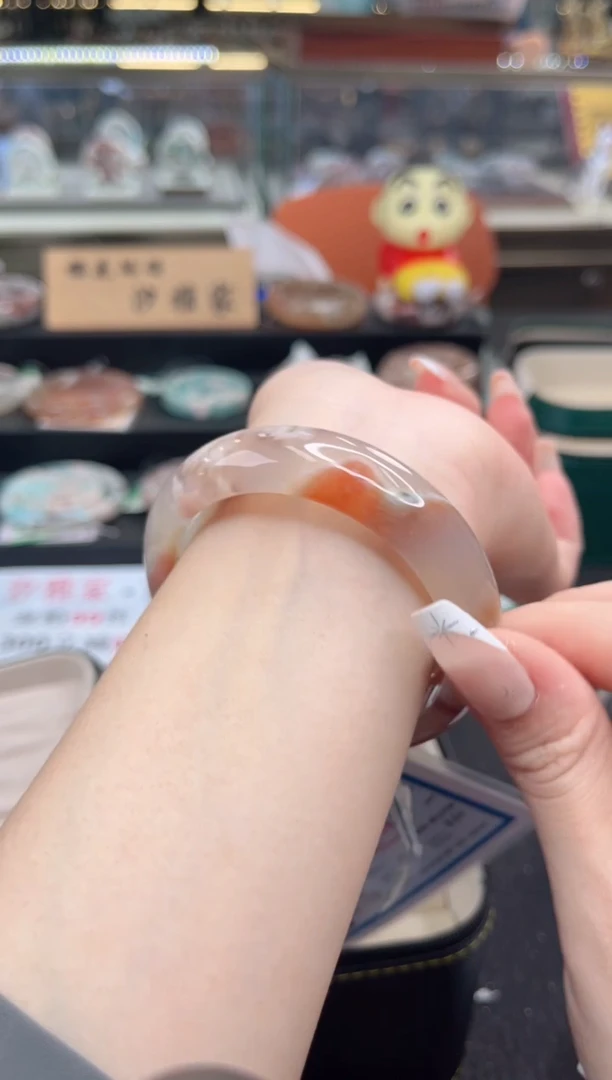 石英质玉手镯未镶嵌尘*丷圈口（赠品镯心）