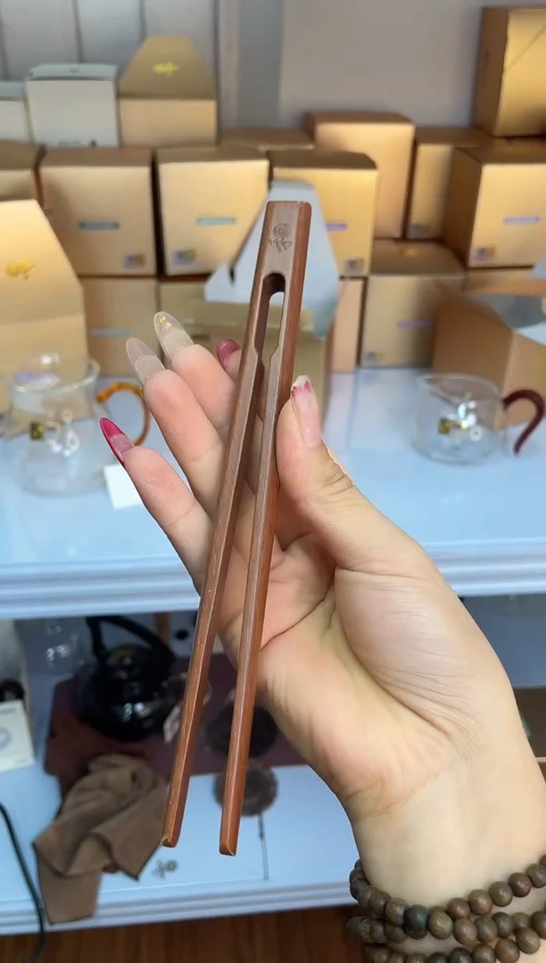 禾器/红檀木茶夹，。。。。