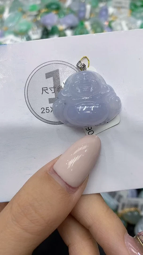 颈饰18K金镶嵌翡翠111111111111