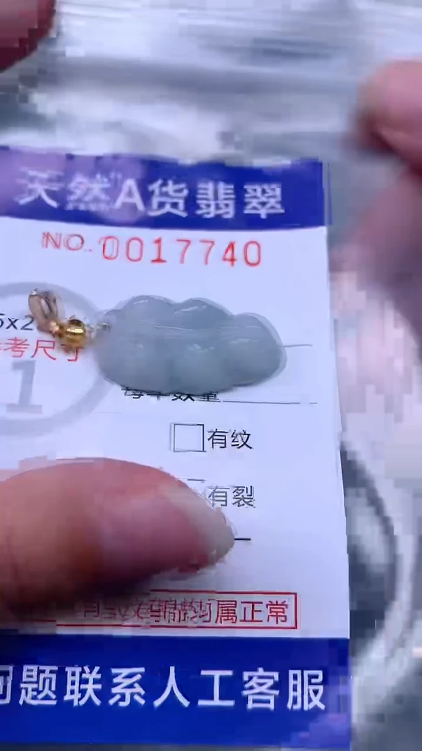 翡翠未镶嵌吊坠(不含链)1