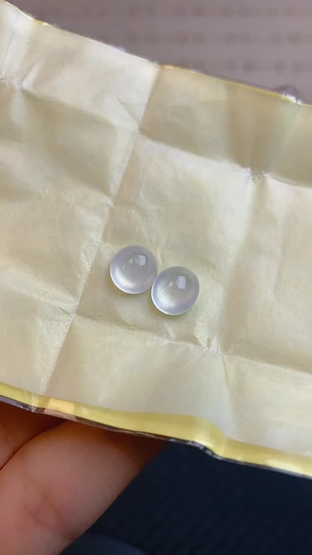 【闪购商品】翡翠耳饰未镶嵌天然A货翡翠51