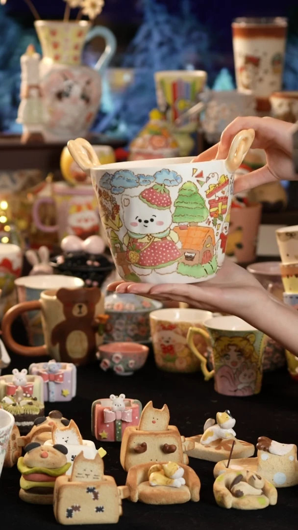 其他陶景德镇釉下彩手绘设计师款陶瓷