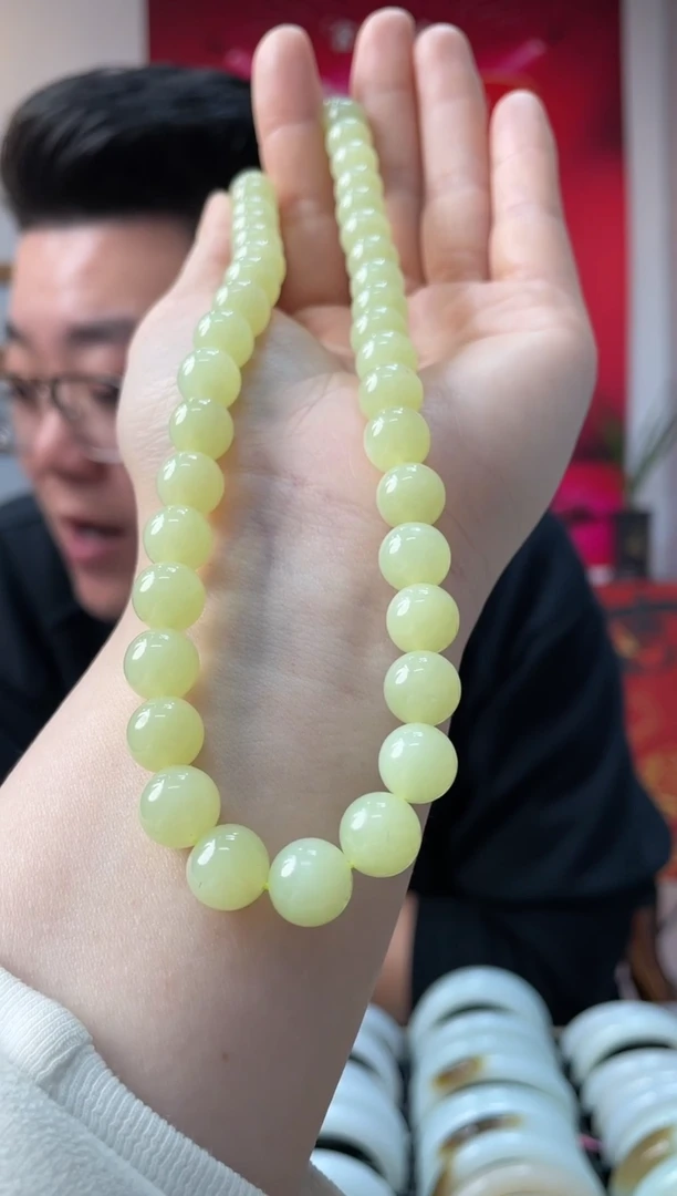 【闪购商品】和田玉颈饰未镶嵌黄口卡1-9美人链随机发一件