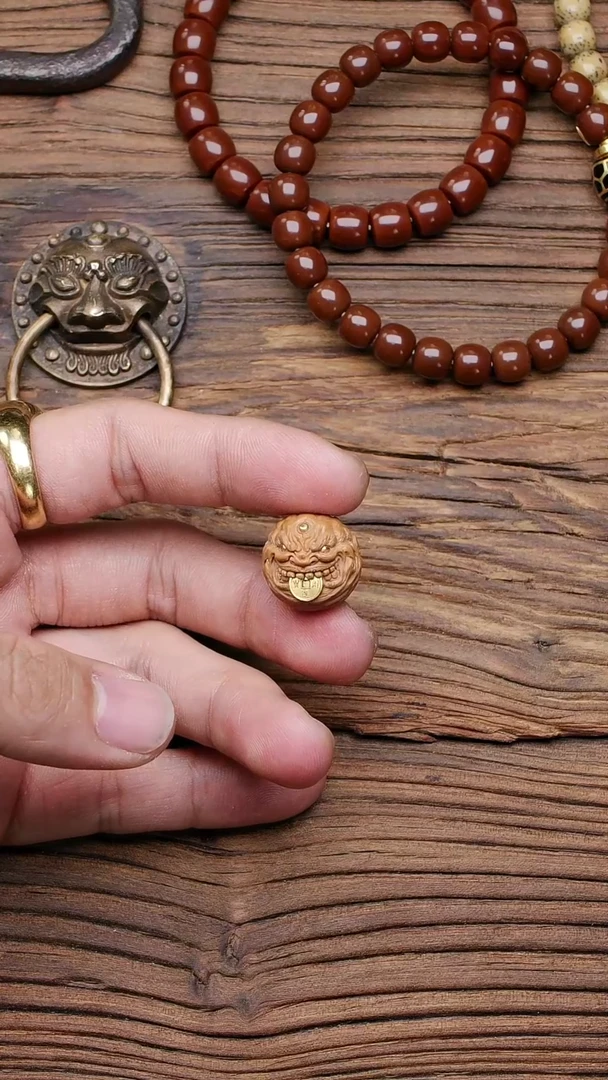 【闪购商品】猴头核桃手串吞金佛爷