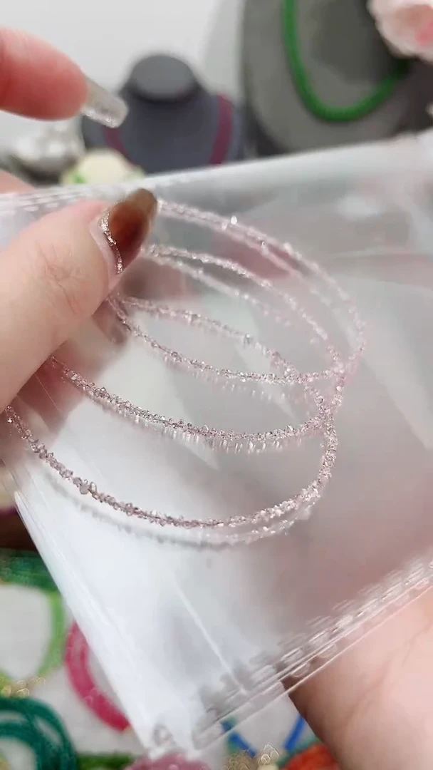 银S925镶嵌手链钻石粉99