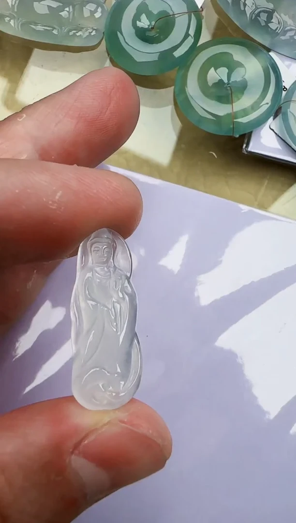颈饰未镶嵌翡翠缅甸翡翠a货
