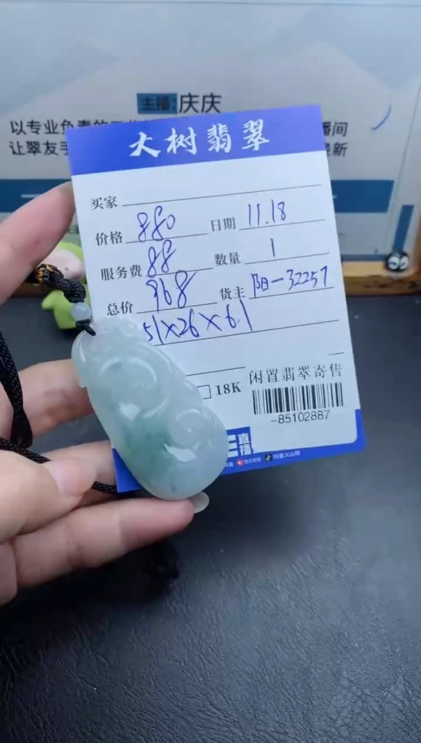颈饰未镶嵌翡翠多人-85102887