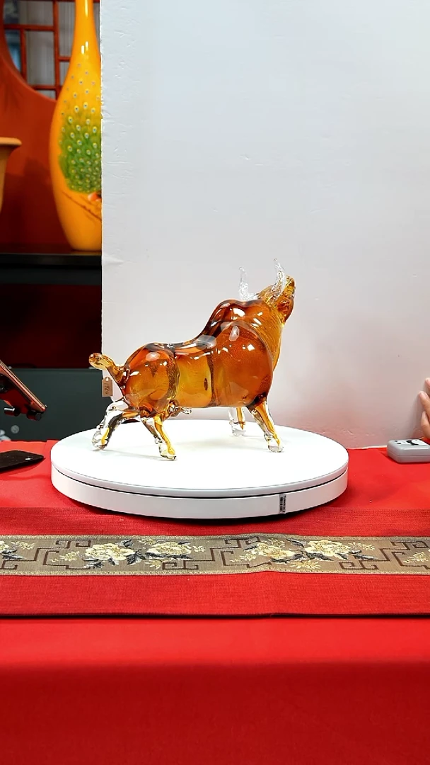 手工艺品琉璃t****c金牛开路