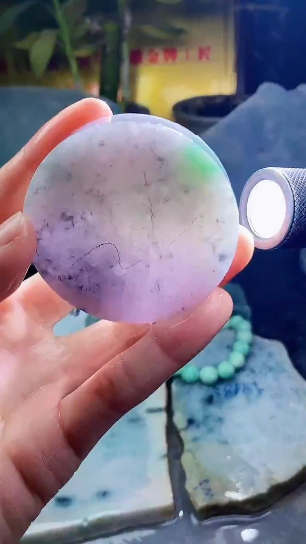 未镶嵌挂件翡翠小雨113