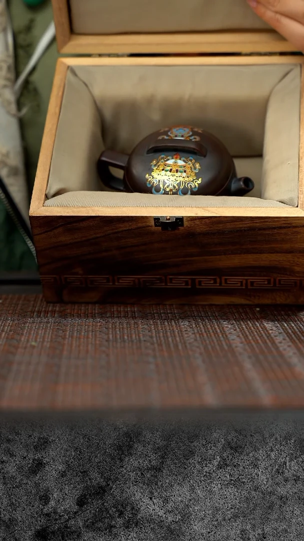 【闪购商品】紫砂茶盘紫砂八吉祥