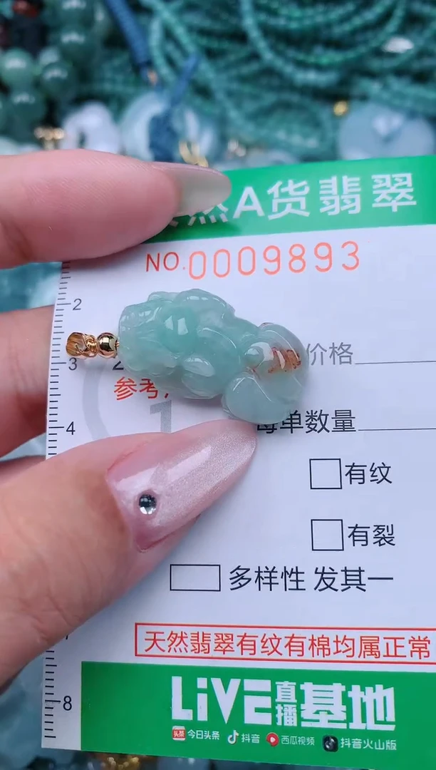 翡翠未镶嵌颈饰.0009893