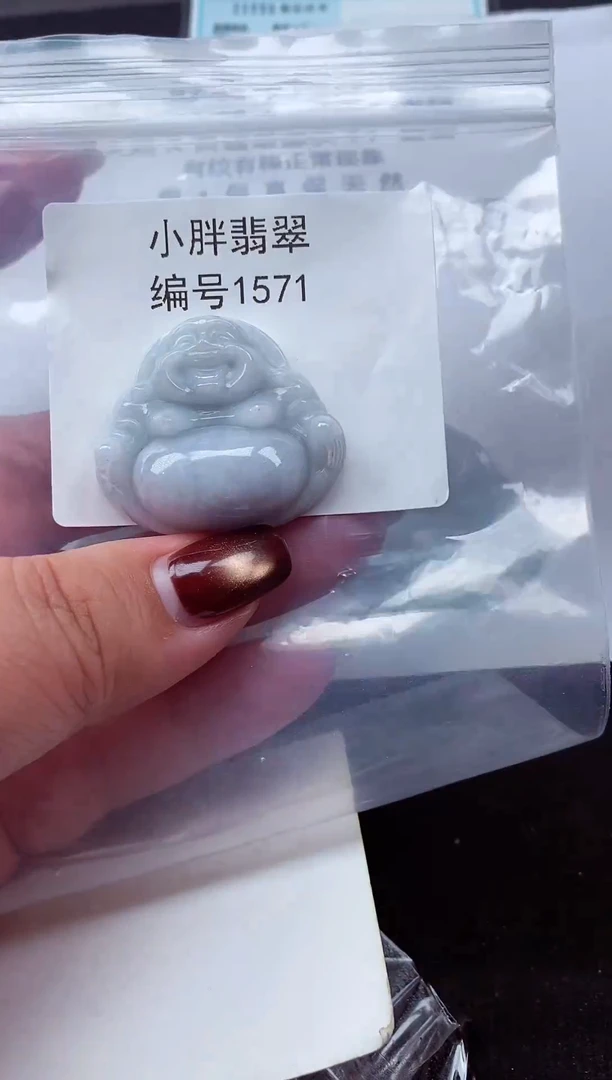颈饰未镶嵌翡翠缅甸天然A货翡翠1571