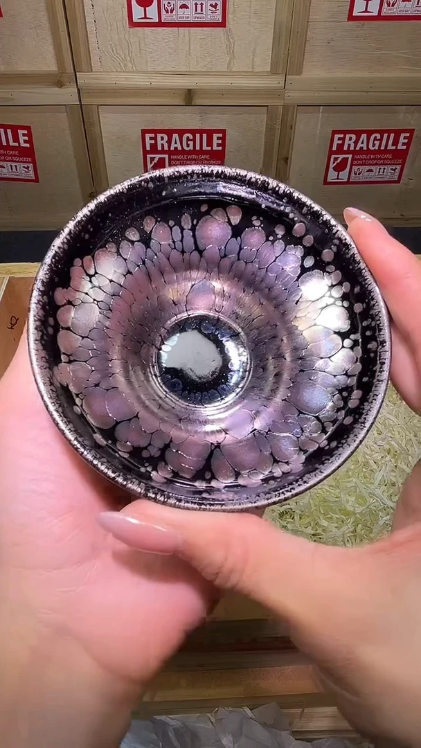 茶盏茶盏主人杯玉兰彩金玫瑰