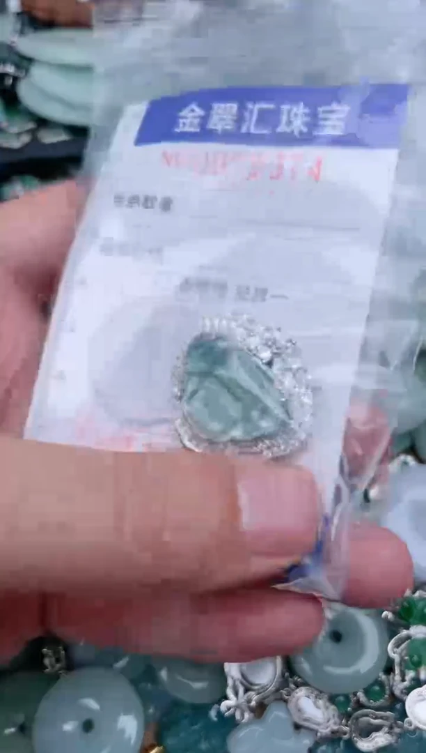 翡翠未镶嵌颈饰2974....