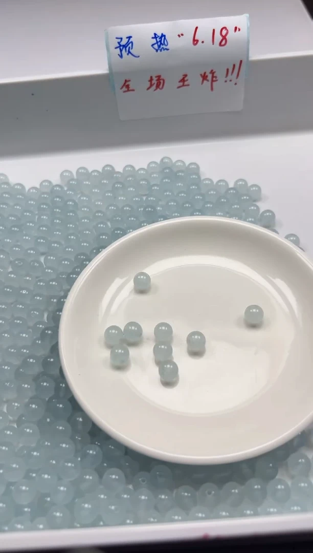 玛瑙/玉髓颈饰未镶嵌w791冰川蓝玛瑙8mm*40颗