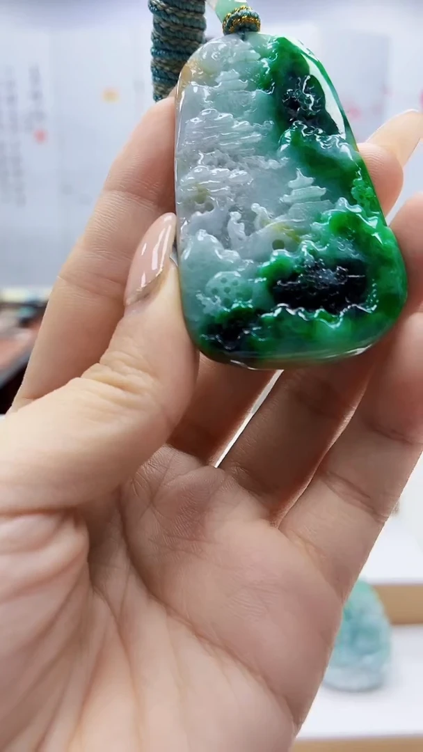 未镶嵌定制翡翠3099ty-毛货挂件97