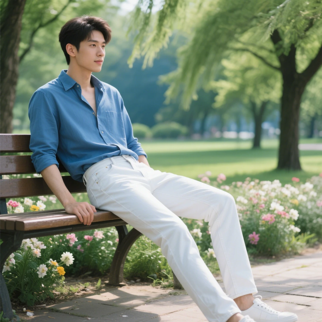 男士春夏薄款时尚修身小直筒牛仔裤百搭弹力潮流白色劲家