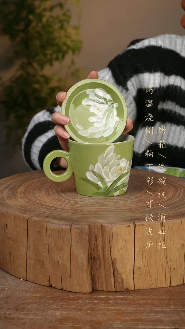 碗瓷景德镇手工手绘高温瓷釉下彩