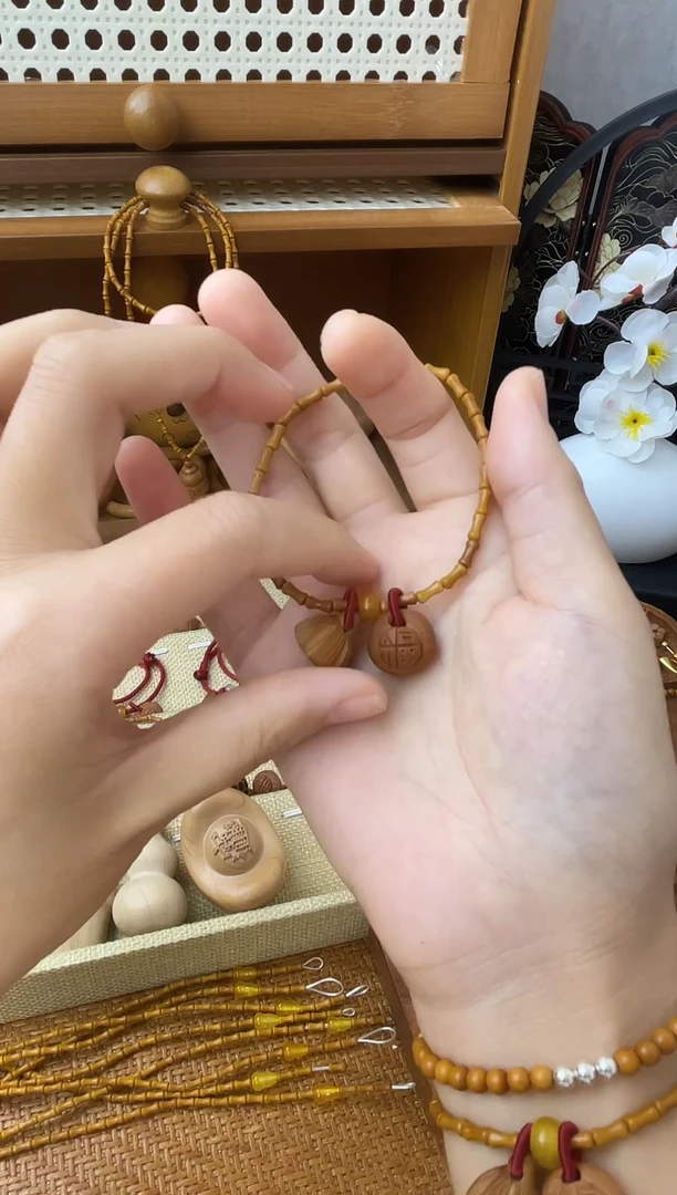 手串/手链核桃竹节手串一物一拍好运连连款