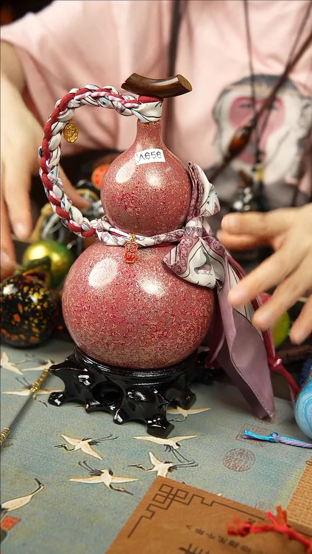 656号500ml左右非遗大漆酒葫芦