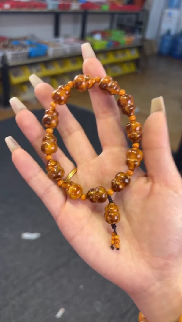 【闪购商品】菩提根/象牙果吊坠11mm紫金鼠葫芦手持