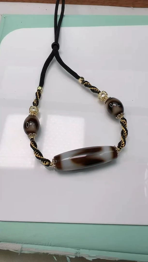 玛瑙/玉髓（覆膜）项链未镶嵌Y21831（拍一发一）多样性发货