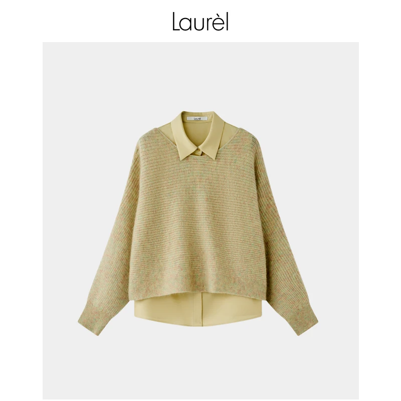 【丽公主专享】Laurel真两件休闲针织衫女LWL344M04200