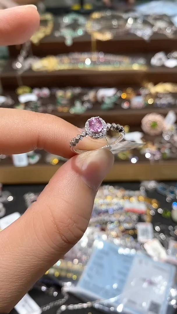 【闪购商品】蓝宝石戒指银S925镶嵌戒指