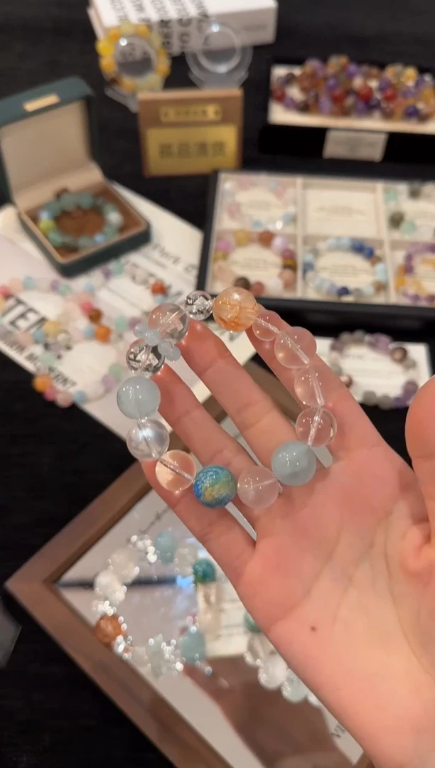 合金手链水晶大鱼海棠x2771