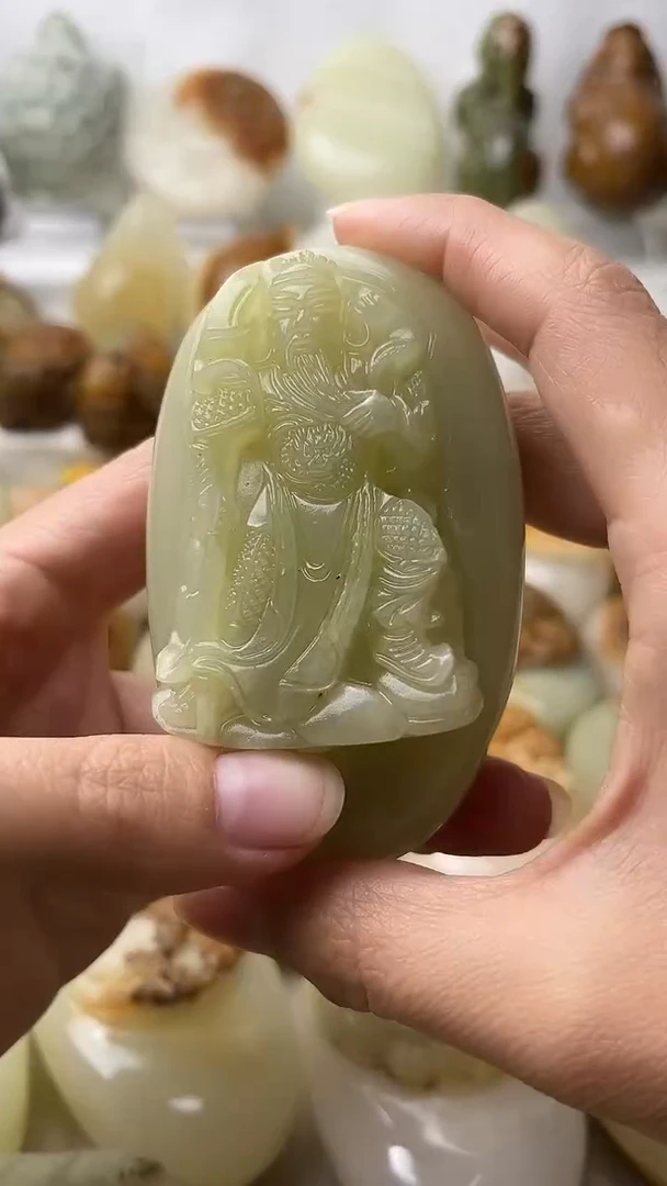 石材古青石棉纹正常不退换关公