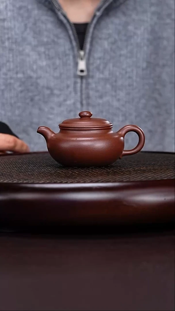 茶壶紫砂微瑕底槽青仿古