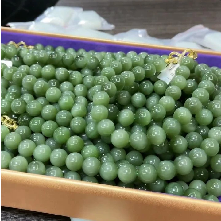 【老郑家】和田玉项链 约11mm+ (多样性发一件)