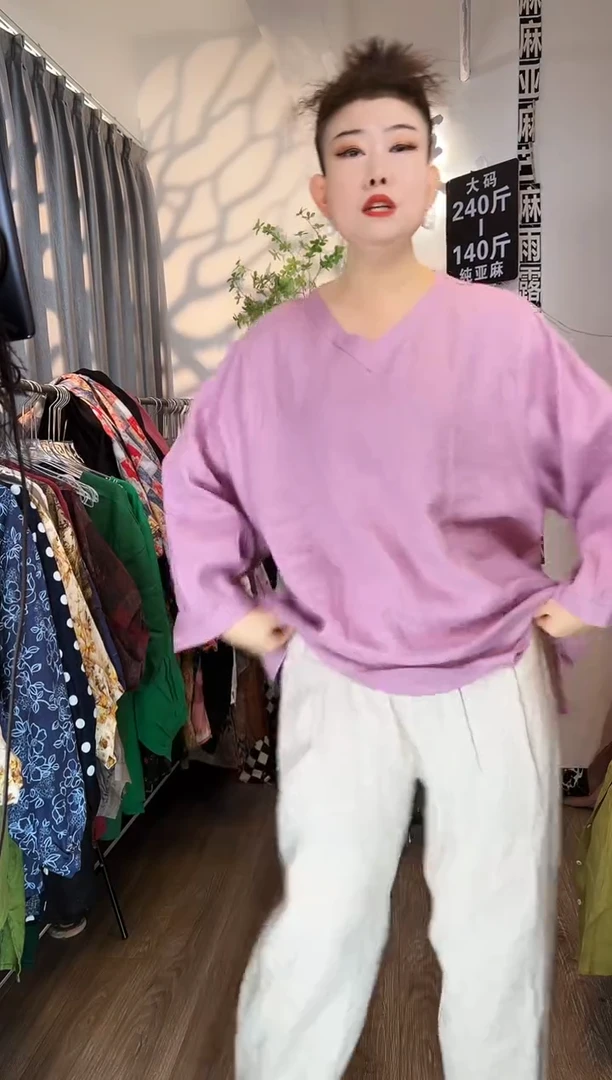 亚麻大码女装系列。