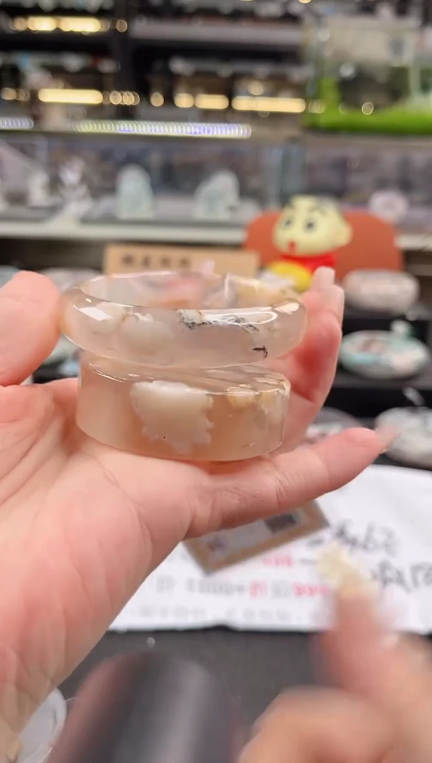 未镶嵌手镯石英质玉56圈口 （赠品镯心）34327456