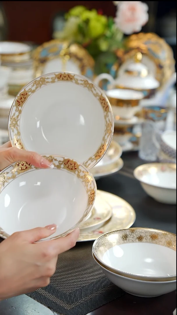 瓷片6英寸水果碗2个