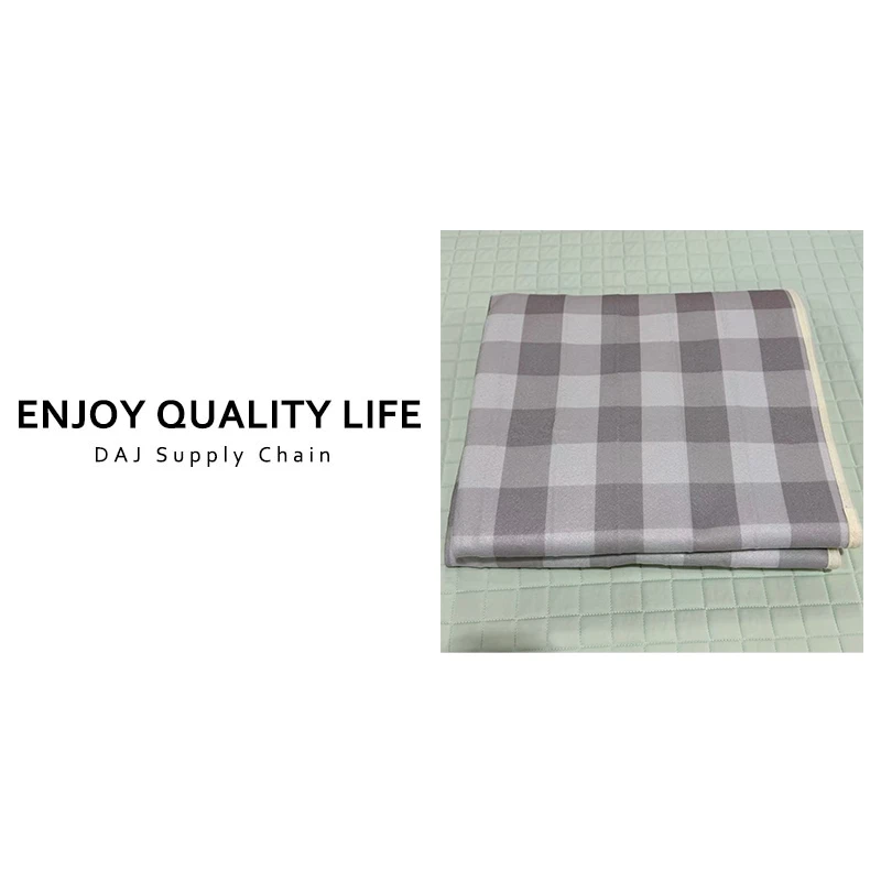 电热毯暖身毯均温区发热取暖电褥子格子120*150 图案不挑 单控