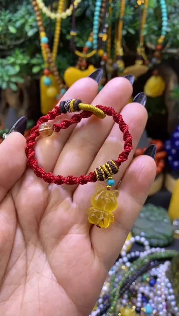 手链蜜蜡未镶嵌蜜蜡手绳