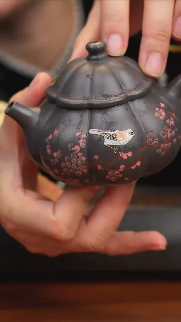 【闪购商品】紫砂茶壶天请你筋纹潘壶 杨菲