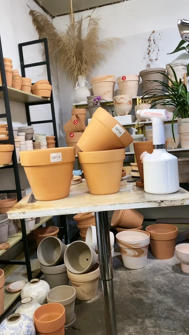 【闪购商品】陶20红陶2个+18红陶2个组合 4盆无托