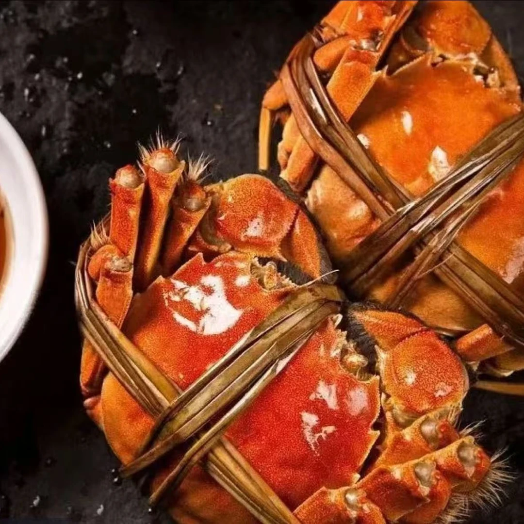 【活蟹】母蟹4两公蟹4两6只/8只/10只礼盒装冷链发货