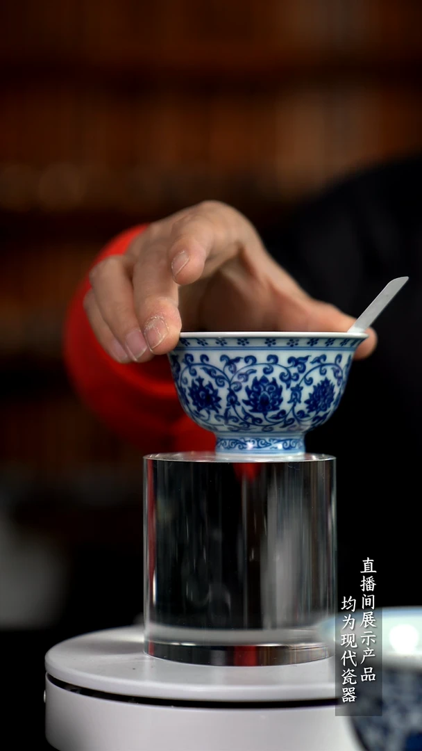 Y032诚意十足的直播间 茶具