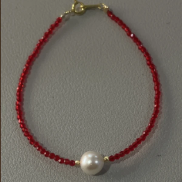 【冰哥推荐】天然珍珠手链 7-8mm左右 多样性发一