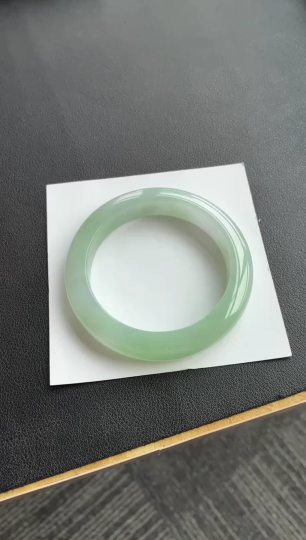 未镶嵌手镯翡翠69号55.5*12.4*9.6正圈