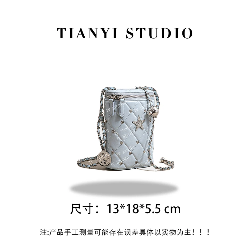 【TY】SK-83019-云水蓝 轻奢高级韩版单肩潮流时尚简约女包