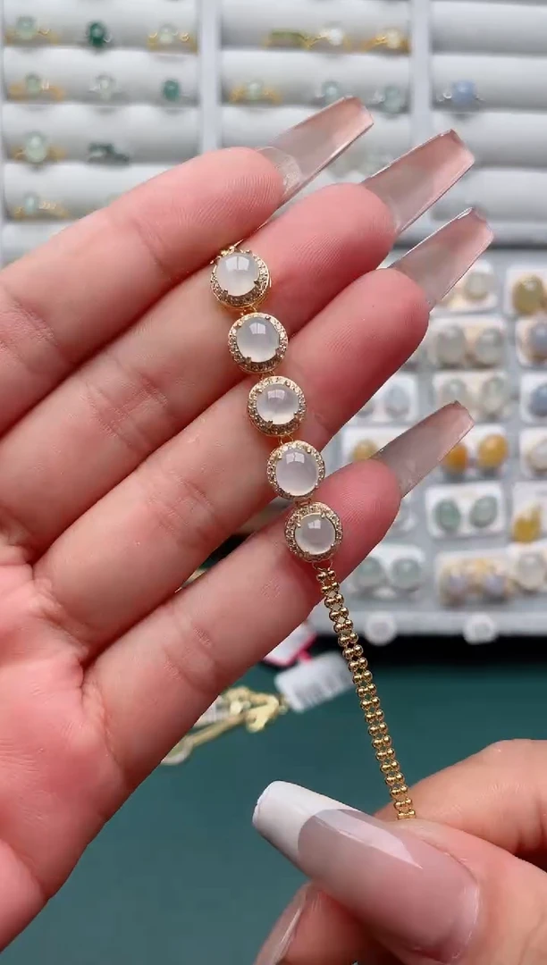 吊坠(不含链)银S925镶嵌翡翠.