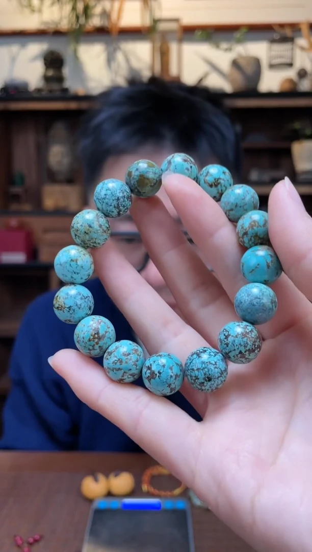 【闪购商品】绿松石手串未镶嵌013绿松石手串ZD多样性发一