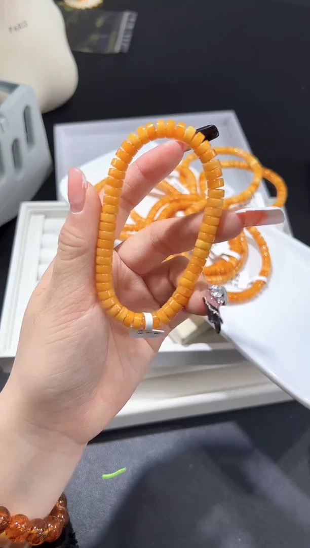 手串蜜蜡未镶嵌49r多样性发其一【1条】默认微瑕