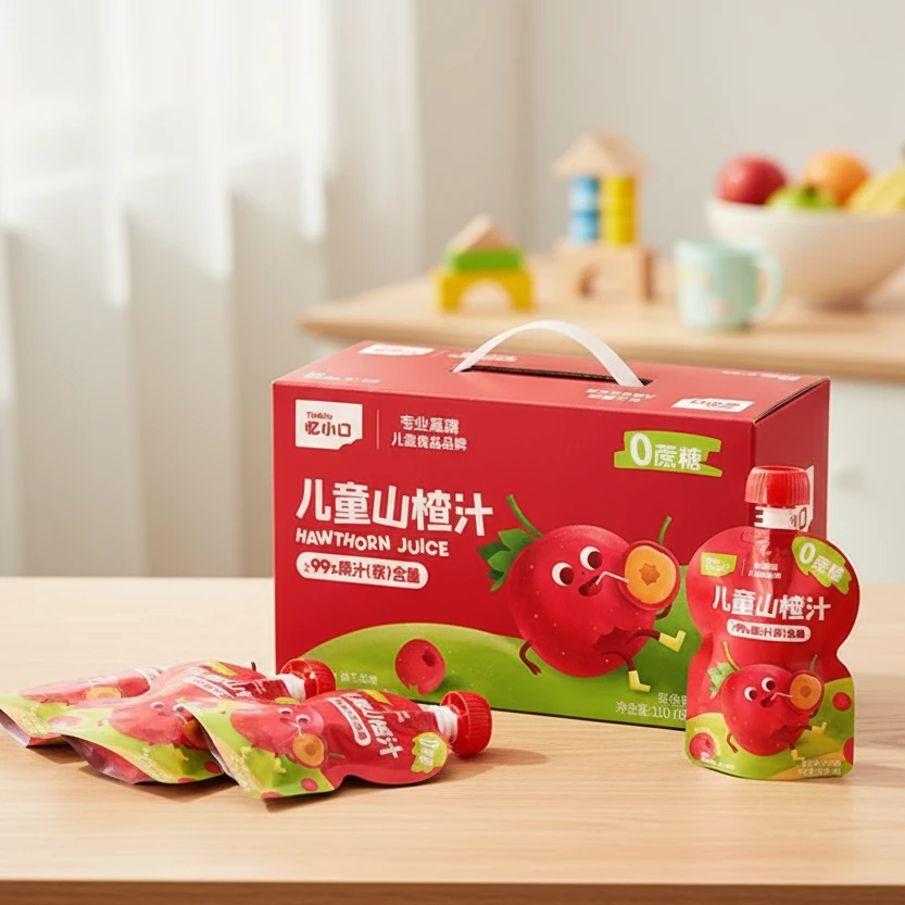 忆小口山楂汁宝宝饮品婴标零食幼儿饮料果汁