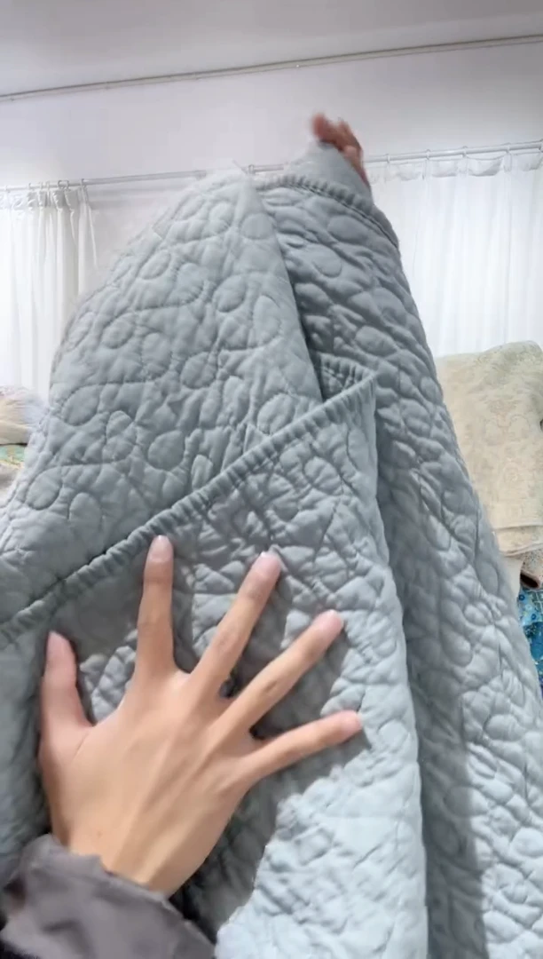 棉200*220纯棉床盖44号微瑕