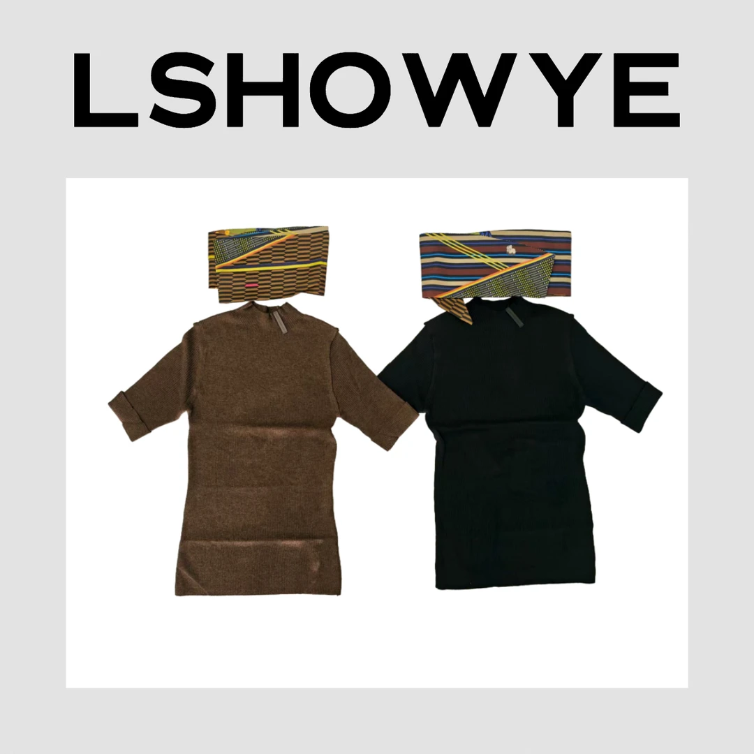 LSHOWYE｜围巾配高领毛衣 836392